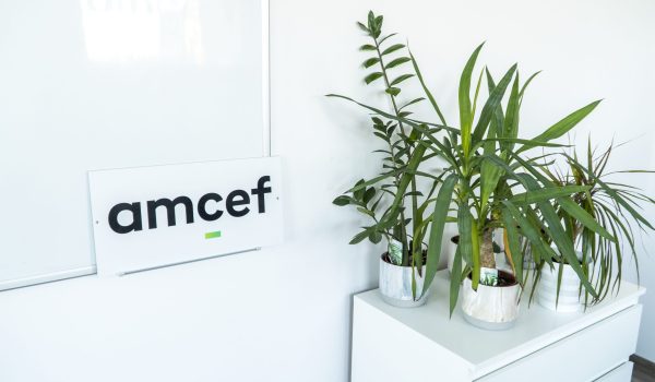 Bratislavský office s logom AMCEF